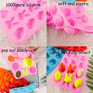 Moule à gâteau en silicone pour œufs de Pâques, design personnalisé, haute performance, écologique, pour la pâtisserie commerciale - Product Image 4