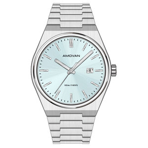 Montre en Acier de Précision Minimaliste Personnalisée pour Homme Vente en Gros, Cadran à Quartz de Luxe avec Affichage par Aiguilles, Bracelet Couronne de Position Professionnelle - Product Image 3