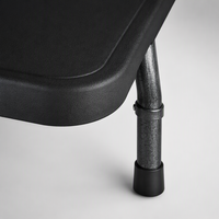 Table pliante OEM en gros de 180 cm, robuste, en PEHD moulé par soufflage, pliable en deux, portable, pour banquets, camping et fêtes