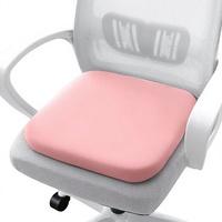 Coussin de siège carré en coton PP pour voiture et bureau, anti-fatigue, pour assise confortable et soutien des fessiers