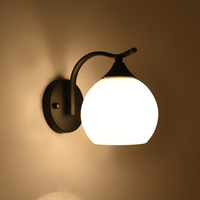 Applique Murale LED Dorée de Haute Qualité en Fer et Verre, Style Nordique Moderne Vintage, pour Couloir, Chambre, Hôtel, Intérieur, Dimmable, Garantie 2 Ans