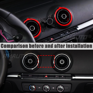 ที่วางโทรศัพท์ในรถยนต์สำหรับ Audi A3 S3 8V คาร์บอนไฟเบอร์แท้ ติดตั้งช่องแอร์ พร้อมขายึด GPS หมุนได้ 360 องศา รองรับมือถือ - Product Image 5