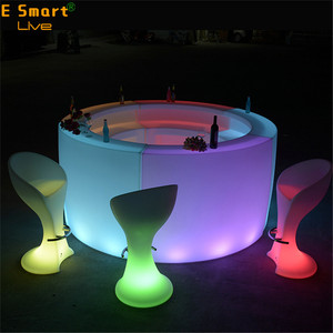 Alta muebles hogar Decoración Barra de luz led redonda contra rgb color cambiado lghting <span class=keywords><strong>bar</strong></span> - Product Image 2