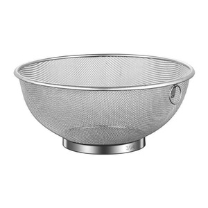 Passoire en acier inoxydable à mailles fines, plusieurs tailles, panier passoire pour laver le riz, les fruits et les légumes dans la cuisine à domicile - Product Image 6
