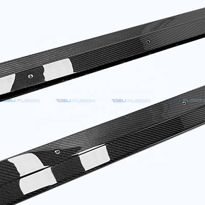 Faldones Laterales de Fibra de Carbono Brillante Estilo TOM para Toyota GR Yaris GXPA16 2020-2024, Extensión de Panel de Balancín, Kits de Carrocería Exterior para Coche - Product Image 3