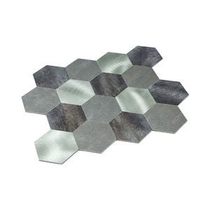 Pas de <span class=keywords><strong>mortier</strong></span> pas de désordre facile à installer peler et <span class=keywords><strong>coller</strong></span> des carreaux de mosaïque en aluminium hexagonaux - Product Image 2