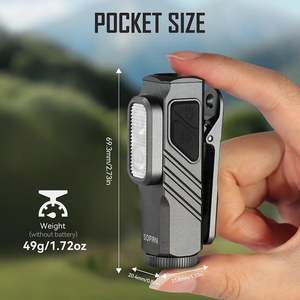 SOFIRN ST10 <span class=keywords><strong>LED</strong></span> lampe de poche rechargeable 1000LM lampe de poche torche longue portée double interrupteurs compatibles piles AA - Product Image 4