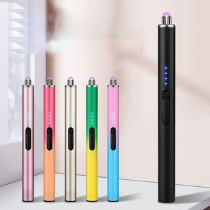 <span class=keywords><strong>Briquet</strong></span> électrique personnalisé <span class=keywords><strong>rose</strong></span> pour cigarette <span class=keywords><strong>Briquet</strong></span> à bougie d'extérieur pour petite cuisine BBQ en ligne Affichage de puissance - Product Image 2