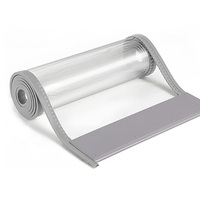 Rideau magnétique transparent en PVC brillant coupe-vent 2*200mm*50m, rideau de porte extérieur rétractable pour les distributeurs