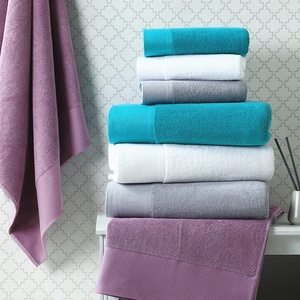 Asciugamano da Bagno Solido per Hotel a Cinque Stelle, Extra-Large per Adulti, Spesso, Morbido e Assorbente, Personalizzabile <span class=keywords><strong>con</strong></span> Ricamo, in Raso Platino o Raso a Spirale - Product Image 2