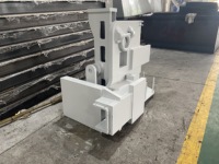 Support arrière droit robuste de grande taille, usinage CNC, pièce en acier structurel sur mesure, OEM