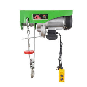 Pa1000 katrol bangunan konstruksi Mini, Derek pengangkat tali kawat listrik portabel 300kg 500kg 1000kg - Product Image 2