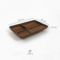 JUNJI vente en gros, bureau en bois, organisateur de stylo en bois gravé, meilleur cadeau, plateau en bois pour organiser votre bureau