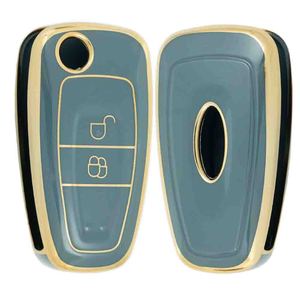 Coque de clé de voiture Huanyue TPU compatible avec les clés Ford Focus, Kuga, EcoSport, Mondeo et Fiesta - Product Image 2