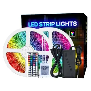 Multi-สีเปลี่ยนสี 12Vยืดหยุ่นSMD 5050 RGBราคาถูกLED Strip Lighting