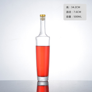 Manufacturers Wholesale Glass Bottle Bottle <strong>Honey</strong> 500ml Brandy Xo <strong>Whiskey</strong> Bottle Packaging - Product Image 5