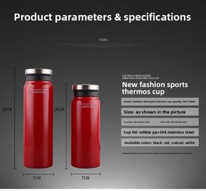 Customizable Water <b>Bottle</b> 304 Stainless Steel Sports Vaccum Water <b>Bottle</b> <b>Flask</b> 500ml Bpa Free Water <b>Bottle</b> with Handle - Product Image 4