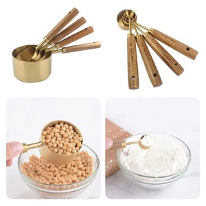 Thép không gỉ đo Baking Công cụ Đo muỗng đo cup với hiệu chuẩn <span class=keywords><strong>Set</strong></span> - Product Image 6