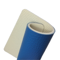 Lantai Vinyl PVC Anti Api Tahan Lama untuk Olahraga, Tebal 3.5mm, Desain Lapangan Badminton, Rumah Sakit, Sekolah, Ubin Lantai Plastik Motif Kayu