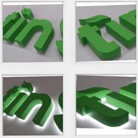 Panneau de signalisation LED 3D en acrylique rétroéclairé étanche DakeSign pour hôtels et restaurants, publicité, décoration, éclairage directionnel