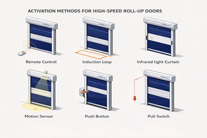 <span class=keywords><strong>Porte</strong></span> rapide industrielle pour les entrées <span class=keywords><strong>d</strong></span>'entrepôts et <span class=keywords><strong>d</strong></span>'usines - B800 - Product Image 5