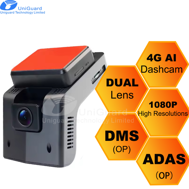 Windshield GPS AI Dash Cam Fleet Management 4G GPS Dual Lens Camera Truck and Car GPS Locator Camera