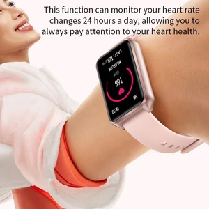 Moda Gh37 Hombres Mujeres Logotipo personalizado Reloj inteligente Monitoreo DE LA SALUD Llamada entrante Recordatorio Banda de silicona Ip67 Reloj inteligente a prueba de agua - Product Image 3