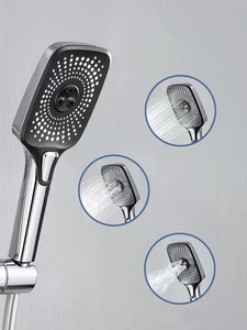 2021 nouveau Design douche intelligente avec couleur LED douche numérique mélangeur de pluie mélangeur de douche de couleur noir mat - Product Image 6
