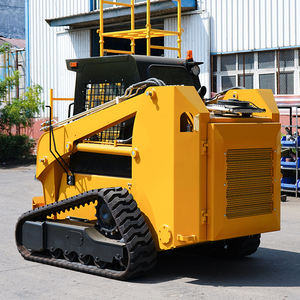 Minicargadora de orugas de 1 tonelada con motor y aire acondicionado para construcción y movimiento de tierras - Product Image 2