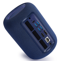 Mini PC SOAYAN EXR1 con Windows 11, Ryzen 7 8745HS, 32GB DDR5, 1TB NVMe SSD, 2.5G LAN + WIFI 6, Mini PC para Juegos con Altavoces Duales