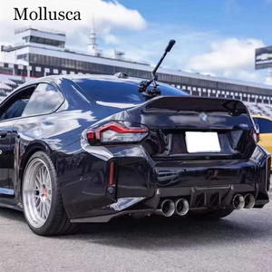 ลิ้นกันชนหลังคาร์บอนไฟเบอร์ทรง R44 สำหรับรถ BMW ซีรีส์ 2 M2 G87 คูเป้ ปี 2014-2020 - Product Image 6