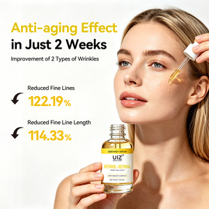 Sérum Double <span class=keywords><strong>Rétinoïde</strong></span> au Rétinol et NAD+ Personnalisé en Usine, Anti-Âge, Raffermissant, Lissant la Peau, Anti-Rides, Essence Faciale 30ml - Product Image 3