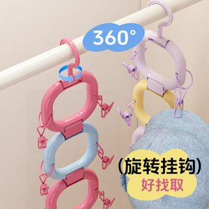 Dopamine Hat Storage Rack Plastic Multi Functional For Bedroom Wardrobe Cap Tie Scarf Organizer Rose Red Blue Light Purple - Product Image 2