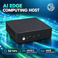 5x USB 3.0 50 TOPS AI Compute AI Edge Computing Host Komputer Edge Generasi Berikutnya untuk Interaksi Manusia-Mesin