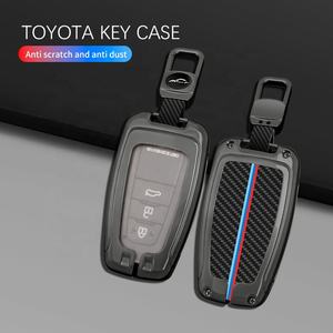 ปลอกกุญแจรถยนต์หนังแท้สำหรับ Toyota Camry Estima <span class=keywords><strong>Veloz</strong></span> ปี 2022 พร้อมพวงกุญแจ สำหรับ Rav 4 ปี 2018 จากผู้ผลิตระดับพรีเมียม - Product Image 2