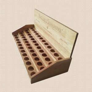 Wooden <b>Display</b> <b>Rack</b> 40x25x30cm Durable Desktop Product Showcase Horizontal Shenzhen Origin - Product Image 1