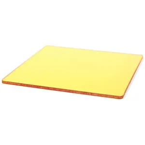 Foglio acrilico giallo, pannello in lastra di perspex lucite in plexiglass pmma acrilico fluorescente colorato opaco personalizzato