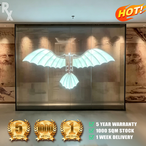 Écran LED transparent ultra-fin haute luminosité HD pour vitrine, affichage LED transparent pour publicité en magasin intérieur HD - Product Image 1