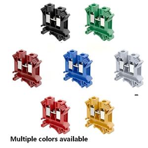 Boîtier de distribution électrique Dinkle UK2.5B à 10 bornes, blocs de jonction <span class=keywords><strong>sur</strong></span> <span class=keywords><strong>rail</strong></span> <span class=keywords><strong>DIN</strong></span>, pour câbles >30 AWG, 150 A, 600 V, automobile, PA66 - Product Image 2