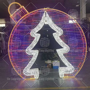 Custom Christmas Arch LED Motif <b>Lighting</b> Outdoor Festival Decoration Solution - Product Image 3