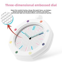 Großhandel Beliebte Modische Bunte Achteckige Taschenuhr Co-Branding-Stil Quarzuhr