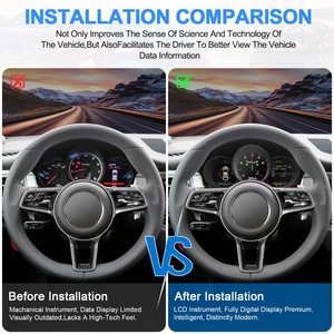 NaviHua <b>Car</b> <b>Digital</b> Cluster LCD Dashboard Auto <b>Speedometer</b> Linux System Instrument Upgrade Panel <b>for</b> Porsche Macan 2014-2024 - Product Image 3