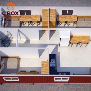 Casa Prefabricada Móvil Cbox Lista para Usar de 20 Pies, 2 Dormitorios, Oficina Plegable, Clínica, Villa de Lujo, Almacén, Casa Contenedor Expandible - Product Image 5