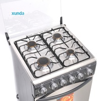 Four à gaz encastrable Xunda Custom de 20 pouces, cuisinière à gaz quatre brûleurs avec four multifonctionnel pour pizzas