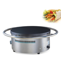 Nouvelle machine à crêpes et à gaufres électrique automatique à haute productivité, best-seller professionnel