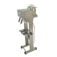 Machine de remplissage pneumatique semi-automatique de haute précision pour petits flacons de parfum, eau de toilette, huile, bière, lait