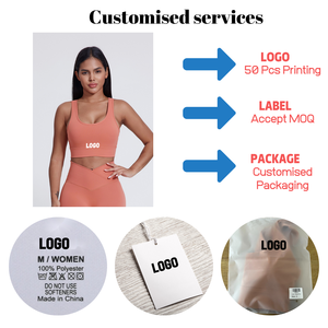 Ce soutien-gorge de sport avec un design novateur et un tissu rafraîchissant rembourré est un favori parmi les amateurs de fitness - Product Image 2