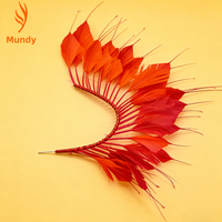 Tiges de plumes DIY pour la création de bijoux, les accents décoratifs pour la maison et les accessoires de photographie pour le carnaval et Halloween