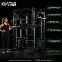 Máquina Smith Comercial Multifuncional, Equipo de Gimnasio en Casa para Entrenamiento de Fuerza y Desarrollo Muscular