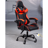 Prix pas cher Personnalisé Chine Noir Rouge Cadre En Bois En Cuir PU Bureau Adulte Ergonomique Racing Ordinateur PC Gamer Chaise De Jeu À Vendre